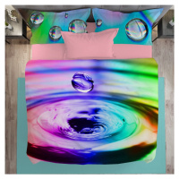 Gipetex Natural Dream 3D Italské povlečení 100% bavlna Water rainbow - 140x200 / 70x90 cm