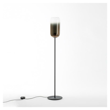 Artemide Gople stojací lampa - černá / bronz 1410360A