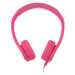 BuddyPhones Drátová sluchátka pro děti Buddyphones Explore Plus (růžová)