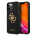 Kryt Guess GUHCP13LLS4GGBK iPhone 13 Pro 6,1" black hard case Silicone 4G Logo (GUHCP13LLS4GGBK)