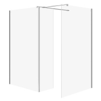 CERSANIT SET B804 WALK-IN MILLE POHYBLIVÁ STĚNA CHROM 100X90X30X200 VIR S601-191