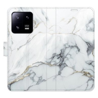 iSaprio flip pouzdro SilverMarble 15 pro Xiaomi 13 Pro