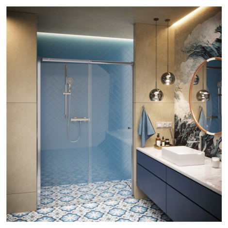 DEANTE Kerria Plus chrom Sprchové dveře, 140 cm posuvné KTSP014P