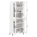 vidaXL Skříň highboard bílá 69,5 x 34 x 180 cm kompozitní dřevo