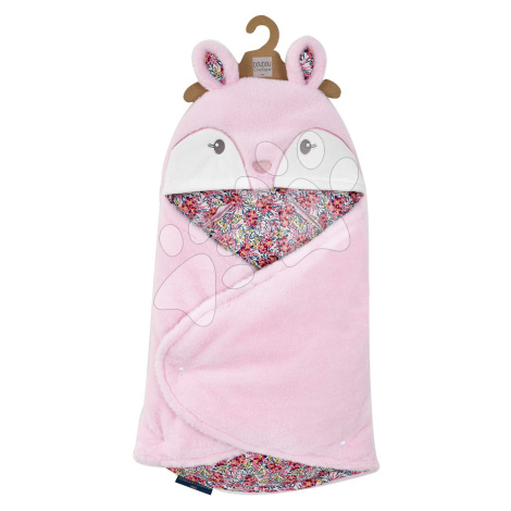 Plyšová zavinovačka pro miminka Baby Nest Deer Boh'aime Doudou et Compagnie růžová 70 cm od 0 mě