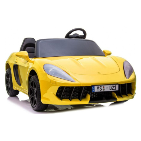 Žlutá elektrická autíčka
