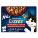 FELIX Sensations Extras v želé výběr z venkova, 12 × 85 g