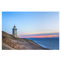 Fotografie Sunset at the lighthouse of Rubjerg Knude, rpeters86, 40 × 26.7 cm