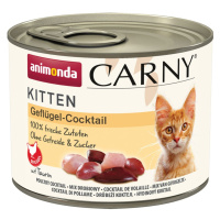 Animonda Carny Kitten drůbeží koktejl 12 × 200 g