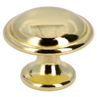 Siro Nábytková knopka 549 kulatá, kov lesk mosaz 29 mm