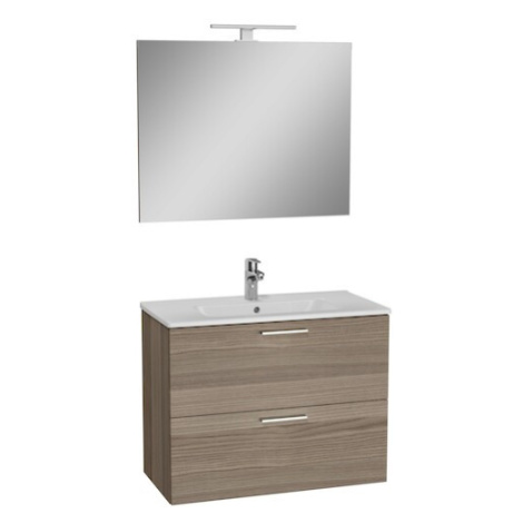 Koupelnová sestava s umyvadlem zrcadlem a osvětlením VitrA Mia 79x61x39,5 cm cordoba MIASET80C