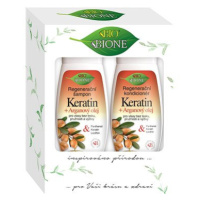 BIONE COSMETICS Dárková sada Keratin + Arganový olej 520 ml