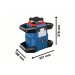 Aku rotační laserový měřič Bosch GRL 600 CHV 0601061F00