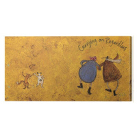 Obraz na plátně Sam Toft - Carrying on Regardless II, 2 cm - 100×50 cm