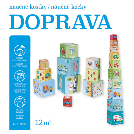 Doprava naučné kostky/náučné kocky Infoa
