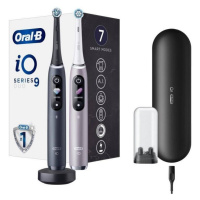 Oral-B iO 9 Duo Black/Rose magnetický zubní kartáček