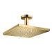 Hlavová sprcha Hansgrohe Raindance strop včetně sprchového ramena leštěný vzhled zlata 26250990