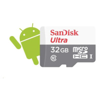 SanDisk MicroSDHC karta 32GB Ultra (80MB/s, Class 10 UHS-I, Android)