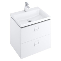 Koupelnová skříňka pod umyvadlo Ravak Comfort 60x50x46 cm Bílá lesk X000001377