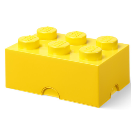 LEGO úložný box 6 - žlutá