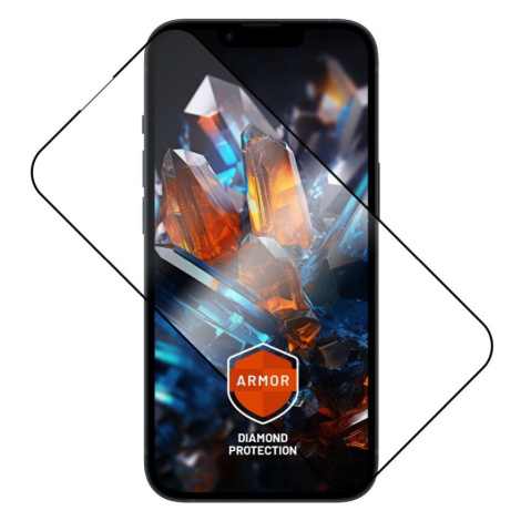 FIXED Armor prémiové tvrzené sklo s aplikátorem iPhone 14/13/13 Pro černé