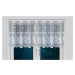 Dekorační vitrážová žakárová záclona RAMSES 70 bílá 300x70 cm (cena za vrchní díl) MyBestHome