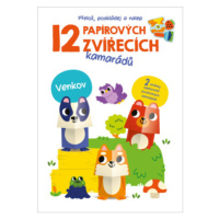 12 papírových zvířecích kamarádů Venkov