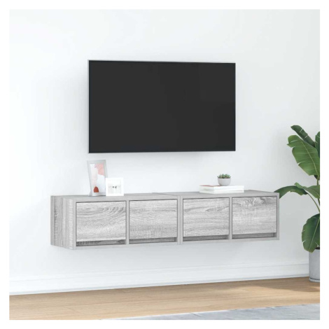 vidaXL TV skříňka šedá sonoma 60x31x25,5 cm kompozitní dřevo