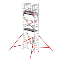 Altrex Lešení pro místnosti RS TOWER 54, s plošinou Fiber-Deck®, pracovní výška 6,80 m