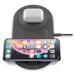 Bezdrátová QI stanice Cellularline Wireless Fast Charger Dual, 2 x 10W, černá