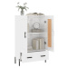 vidaXL Skříň highboard lesklá bílá 69,5 x 31 x 115 cm kompozitní dřevo