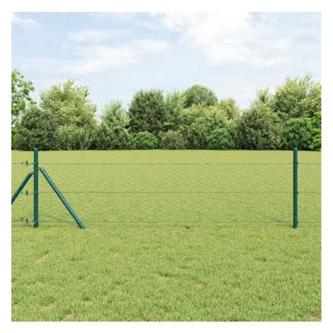 vidaXL Hexagonální oplocení Zelená 0,8 x 100 m PVC