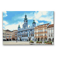 Painting Queens Diamantové malování České Budějovice 2, 60 × 80 cm, bez rámu, hranaté