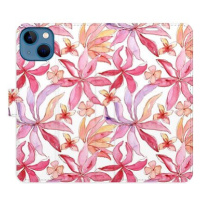 iSaprio flip pouzdro Flower Pattern 10 pro iPhone 13