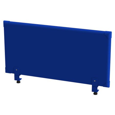 eurokraft pro Akustický nástavný panel pro pracovní stůl, výška 450 mm, šířka 1000 mm, modrá