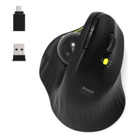 PORT CONNECT ERGONOMIC TRACKBALL, černá