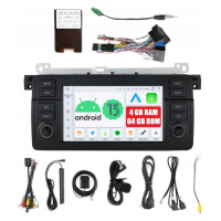 Rádio 2DIN Android Bmw 3ER E46 4/64 Gb Dsp Carplay