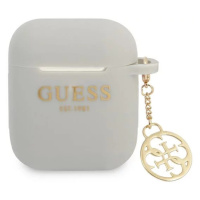 Guess GUA2LSC4EG AirPods cover grey Silicone Charm 4G Collection (GUA2LSC4EG)