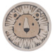 Béžový dětský koberec ø 100 cm Lion – Hanse Home