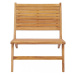 Zahradní židle s podnožkou teakové dřevo Dekorhome,Zahradní židle s podnožkou teakové dřevo Deko