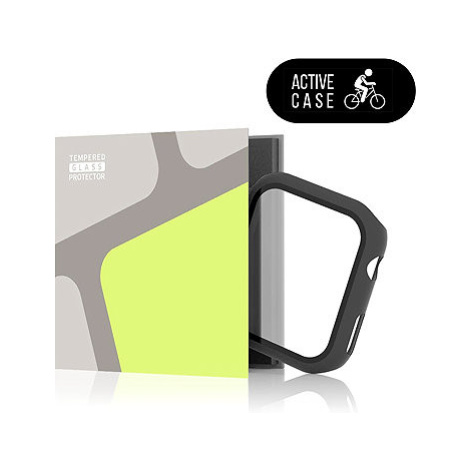 Tempered Glass Protector pro Apple Watch 9 / 8 / 7 41mm, černé matné