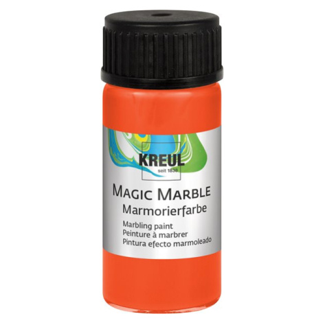 Mramorovací barva Magic Marble 20 ml oranžová KREUL