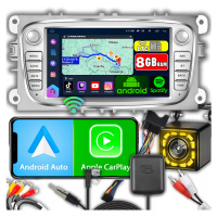 Autorádio pro Ford Mondeo MK4 Focus MK2 MK3 Galaxy Wifi Android 8GB