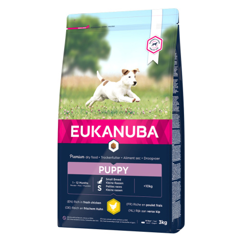 Eukanuba Puppy Small Breed kuřecí - výhodné balení: 2 x 3 kg
