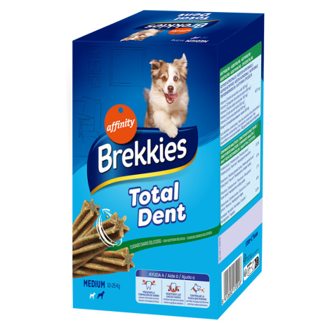 Brekkies Total Dent pro středně velké psy - výhodné balení: 16 x 180 g Affinity Brekkies