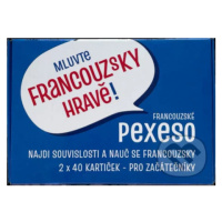 Mluvte Francouzsky hravě! - francouzské pexeso (Najdi souvislosti a nauč se francouzsky) - hra z