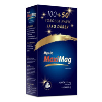 MaxiMag Hořčík 375mg + B6 tobolek 100+50 dárkové balení