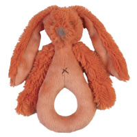 HAPPY HORSE - Chrastítko králíček Richie oranžový velikost: 18 cm