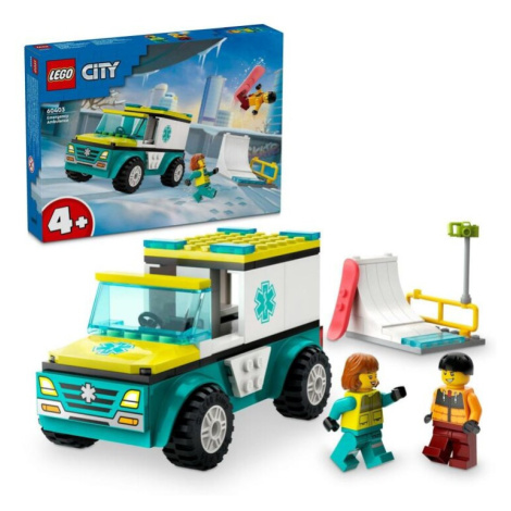 LEGO City - Sanitka a snowboardista 60403