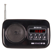 Přenosné radio s USB Orava RP-130 B černé